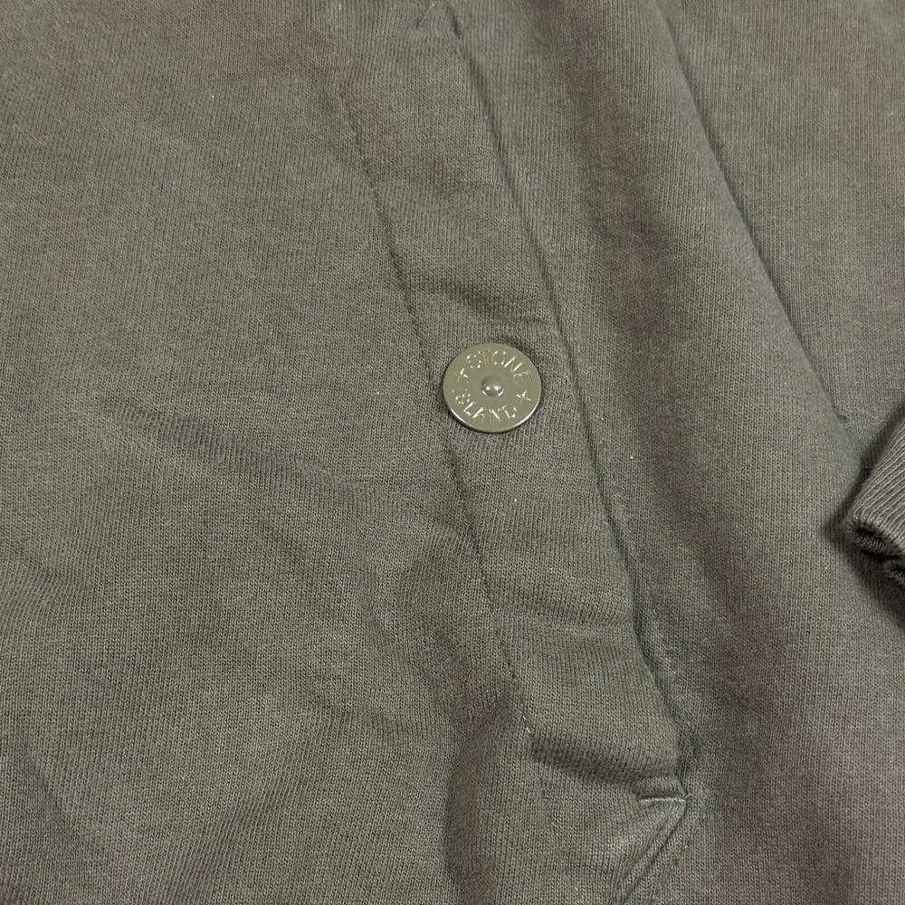 Supreme X Stone Island Olive Green Hoodie Sweater Mens Medium - Picture 4 of 14